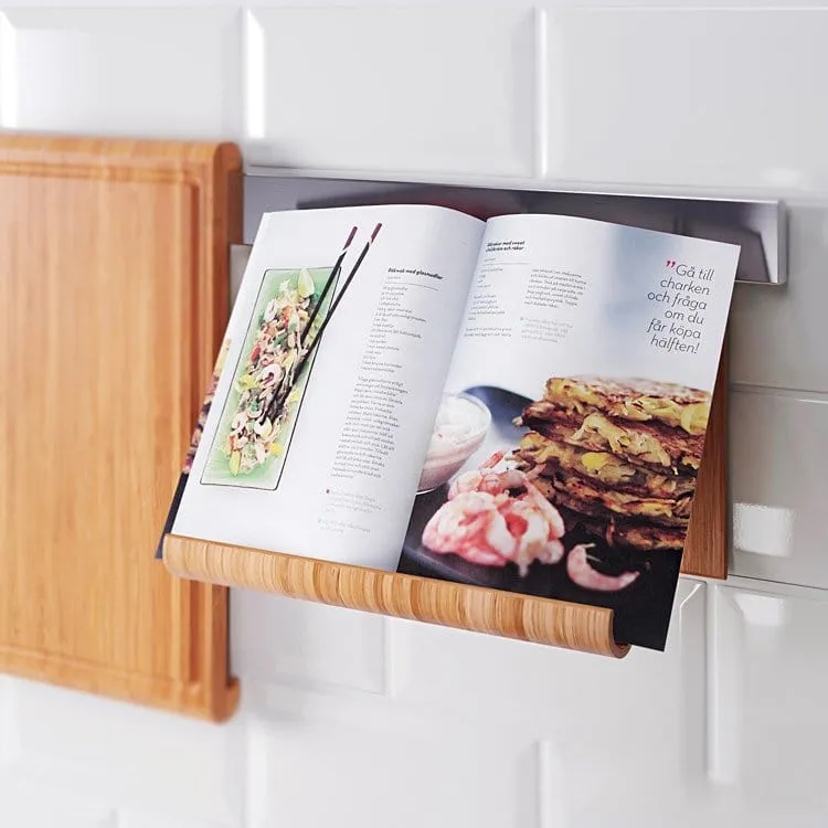 Bent Bamboo iPad Stand - Versatile and Sustainable