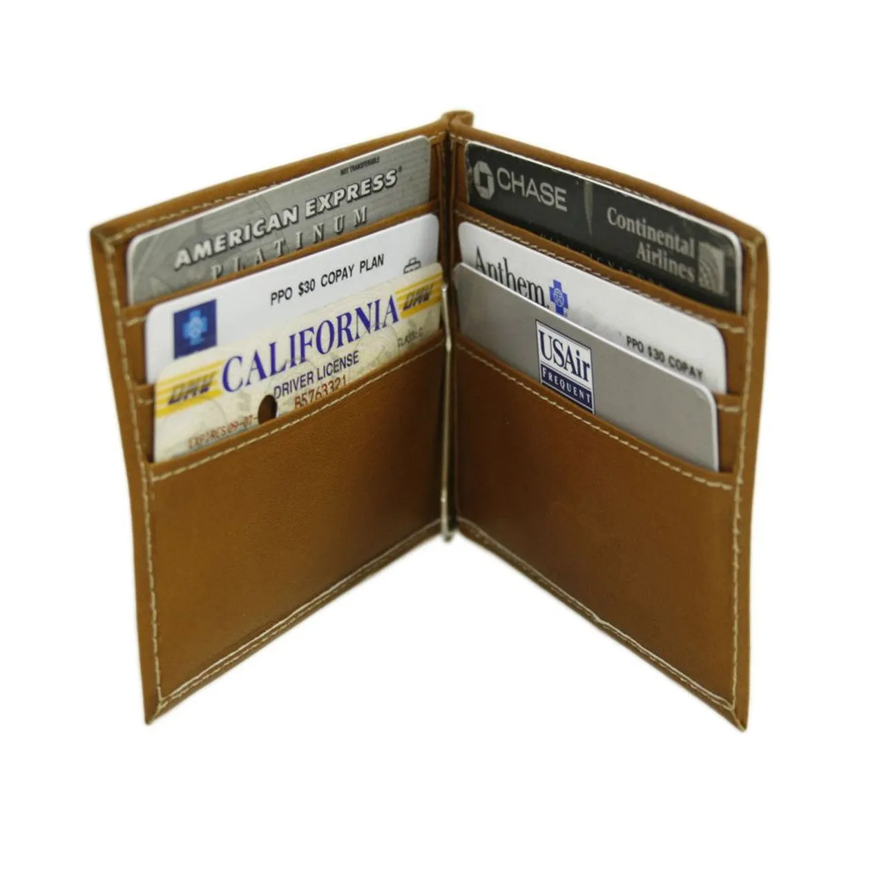Bi-Fold Money Clip Wallet