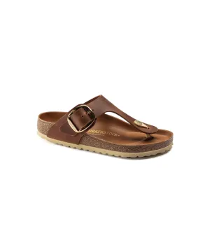 BIRKENSTOCK GIZEH BIG BUCKLE REGULAR FIT IN COGNAC
