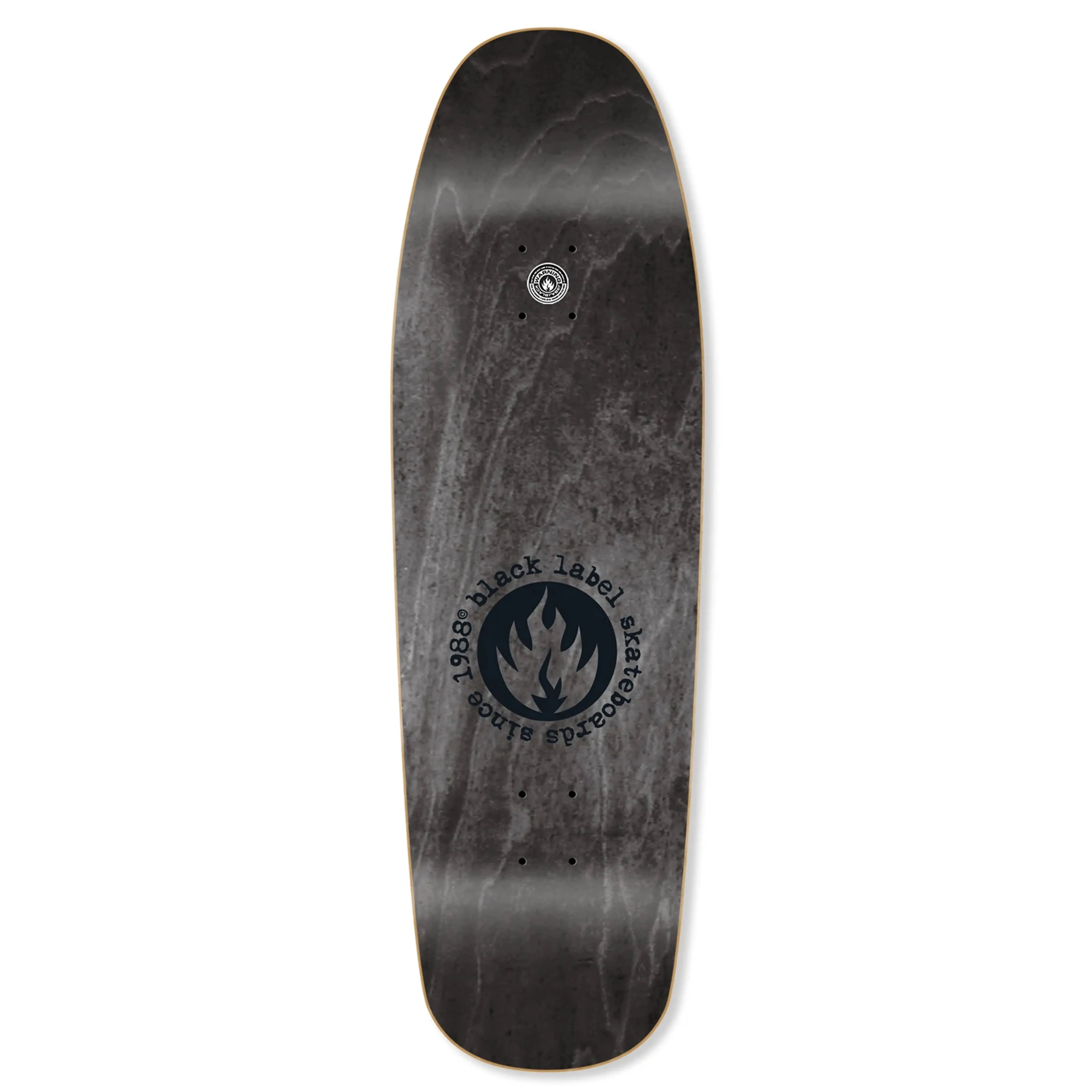 Black Label Skateboards Jason Adams No Pop Deck - 9.625 Max Shape - Assorted Stains