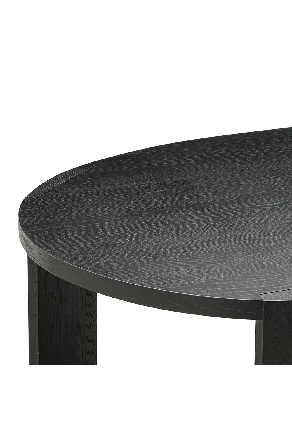 Black Organic Shape Dining Table | OROA Navarino
