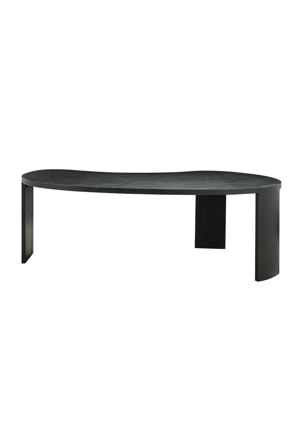 Black Organic Shape Dining Table | OROA Navarino