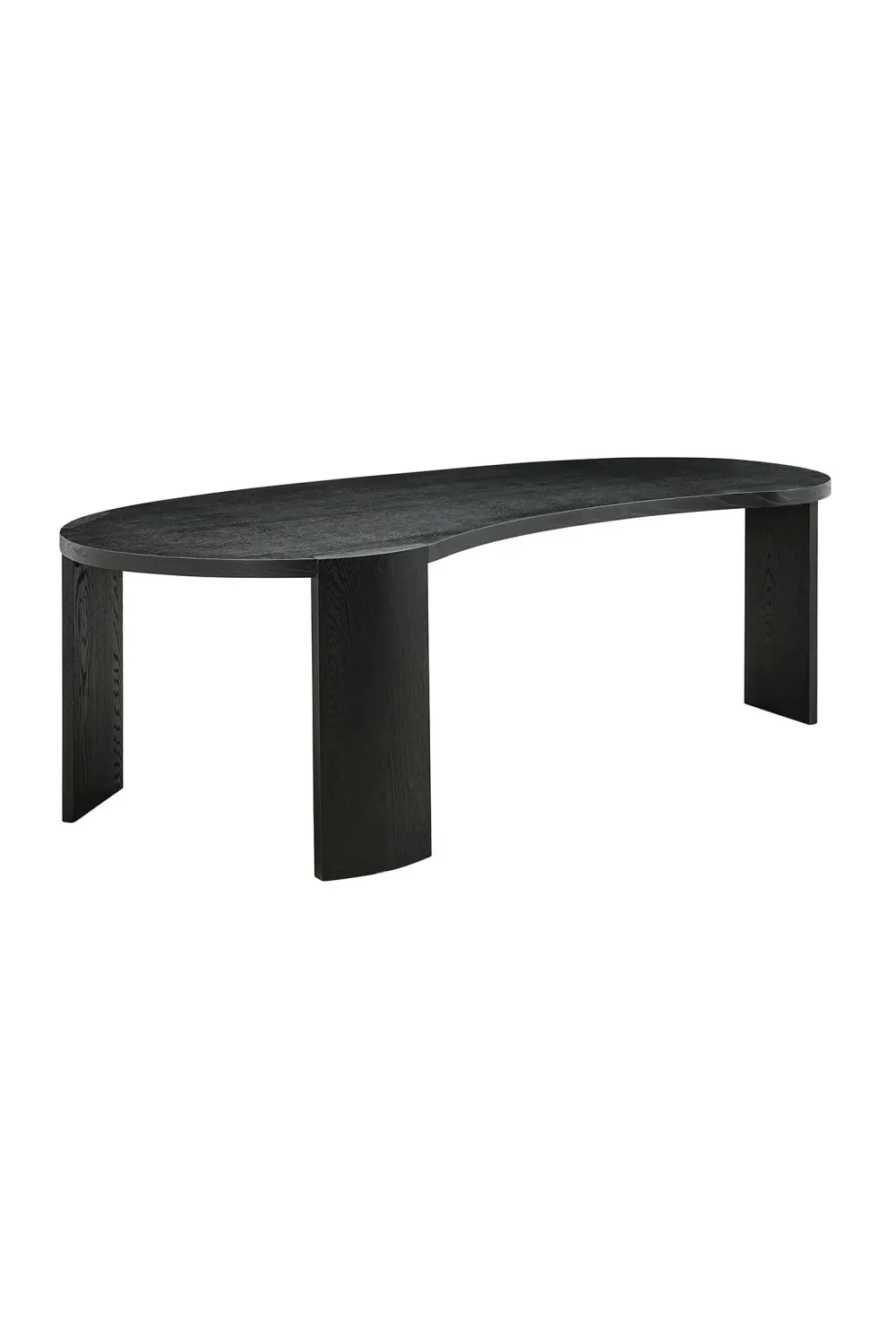 Black Organic Shape Dining Table | OROA Navarino