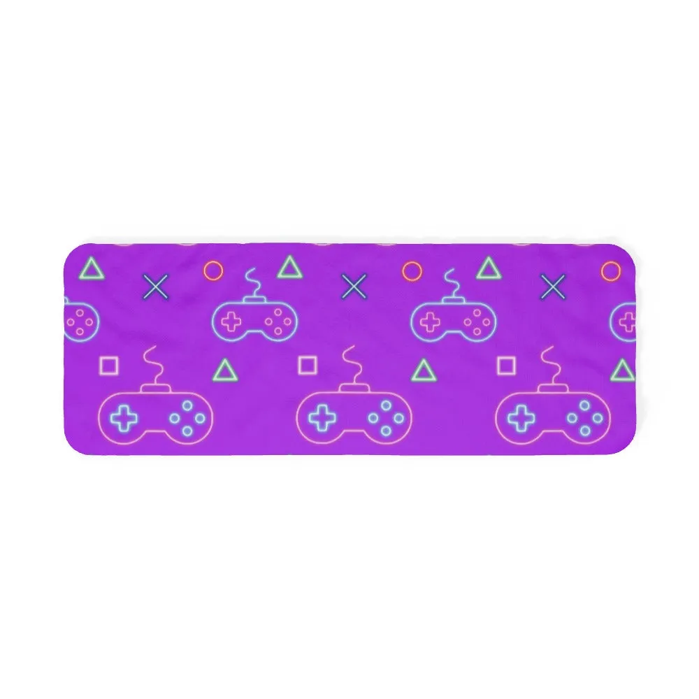 Blanket Scarf - Gaming Neon Purple