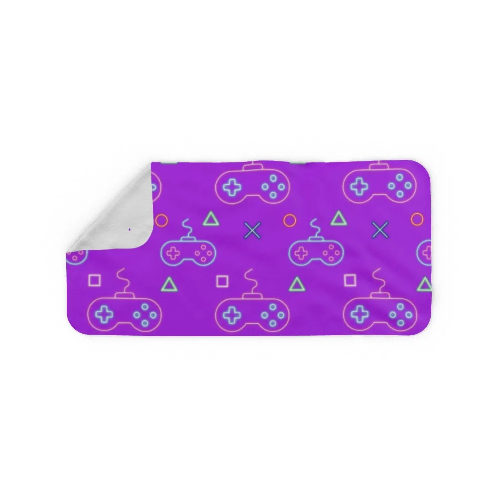 Blanket Scarf - Gaming Neon Purple
