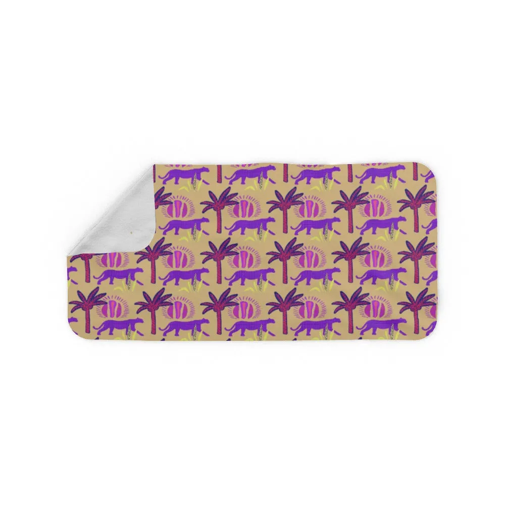 Blanket Scarf - Purple Panther