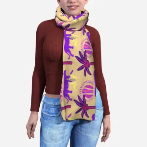 Blanket Scarf - Purple Panther
