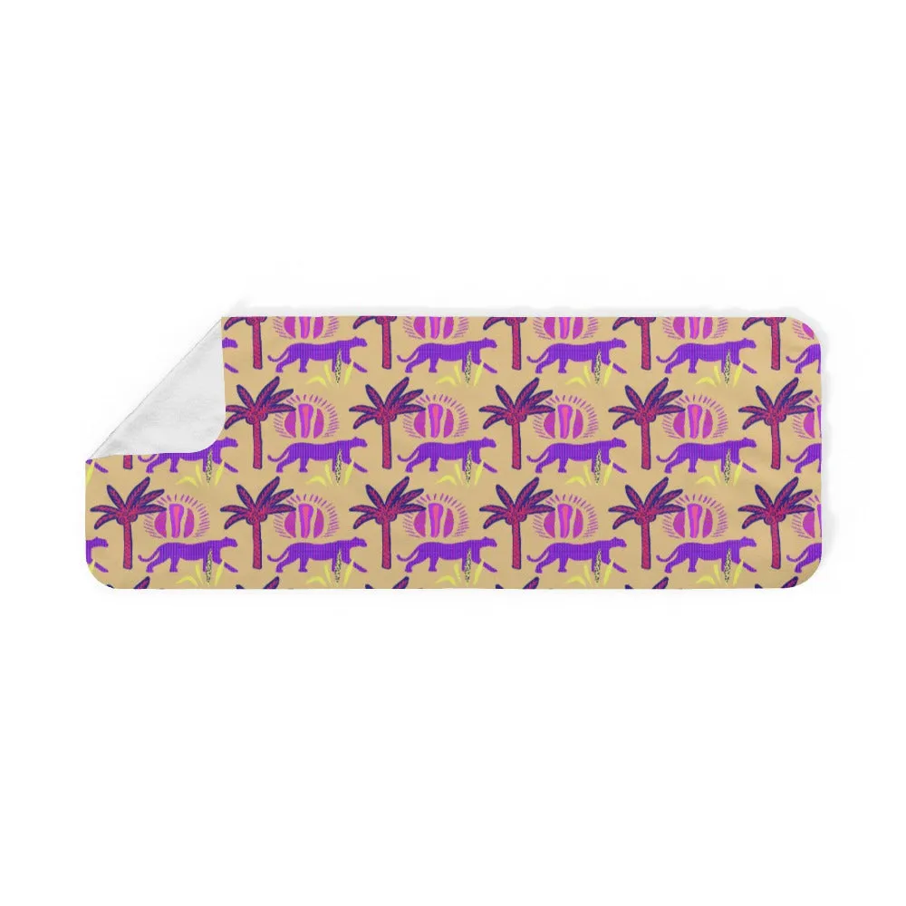 Blanket Scarf - Purple Panther