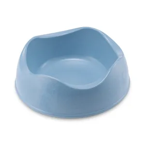 Blue eco friendly biodegradable dog bowl