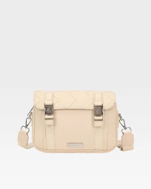 Bodega Clean Cut Messenger Bag in Beige