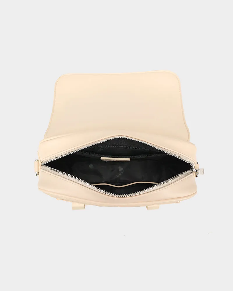 Bodega Clean Cut Messenger Bag in Beige