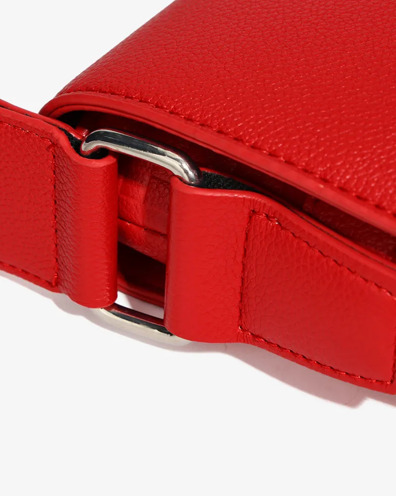 Bodega Crossbody Messenger Bag in Red