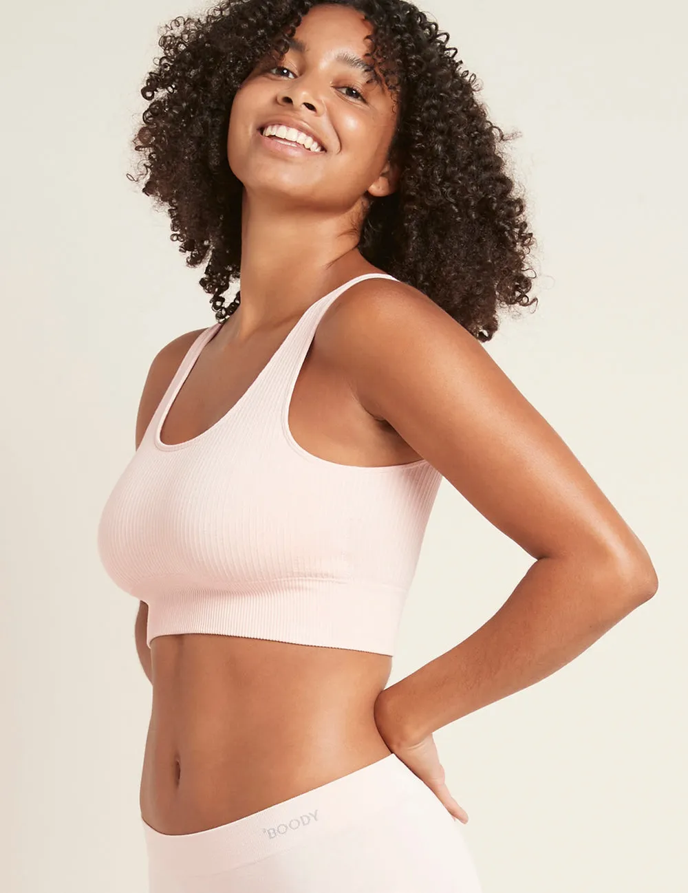 Boody Ribbed Seamless Bra
