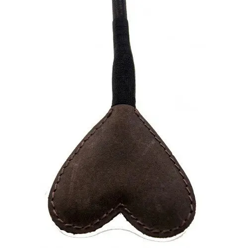 BOUND Nubuck Leather Heart-Shaped Crop