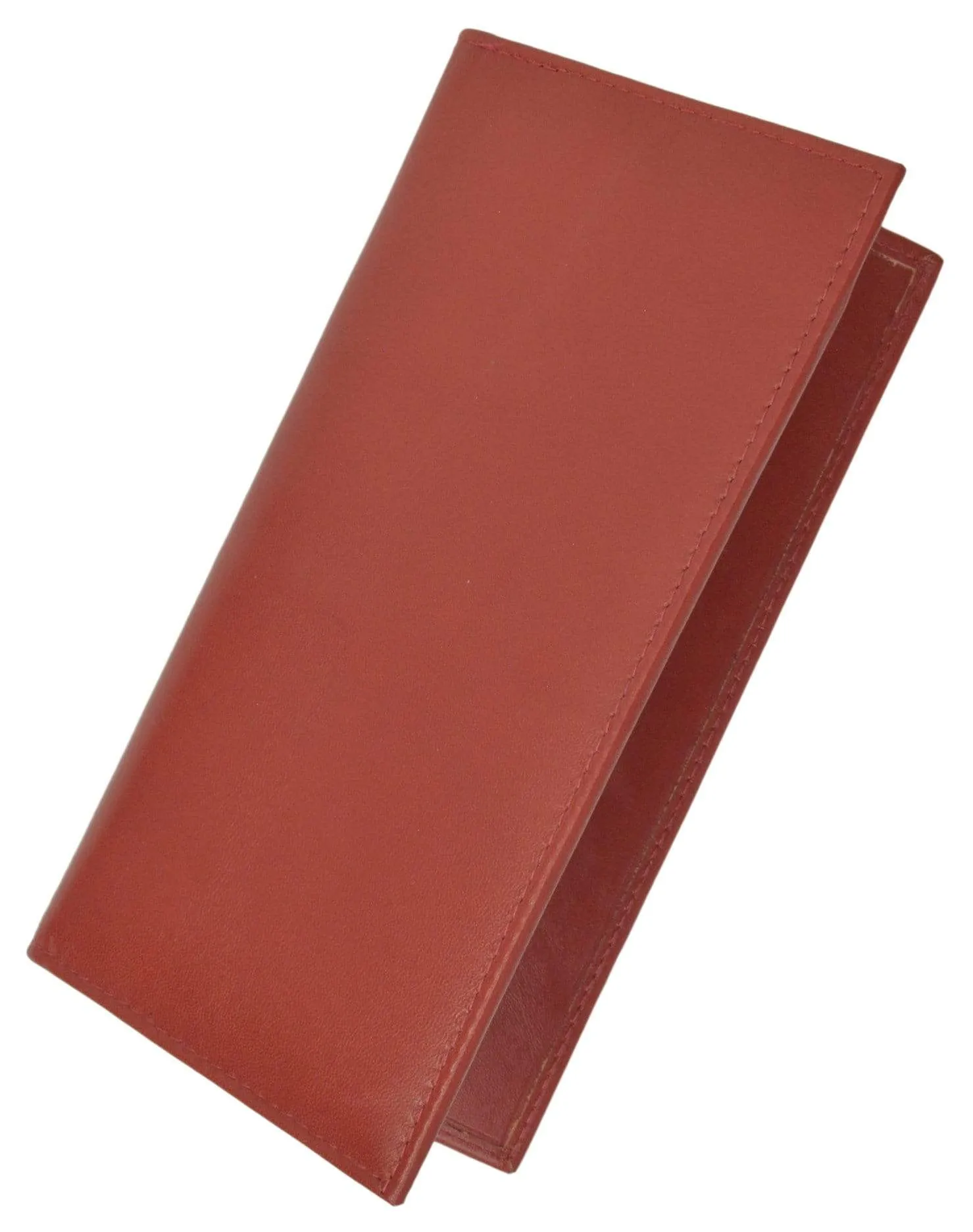 Brand New Hand Crafted Premium Soft Leather Simple Checkbook Cover P156