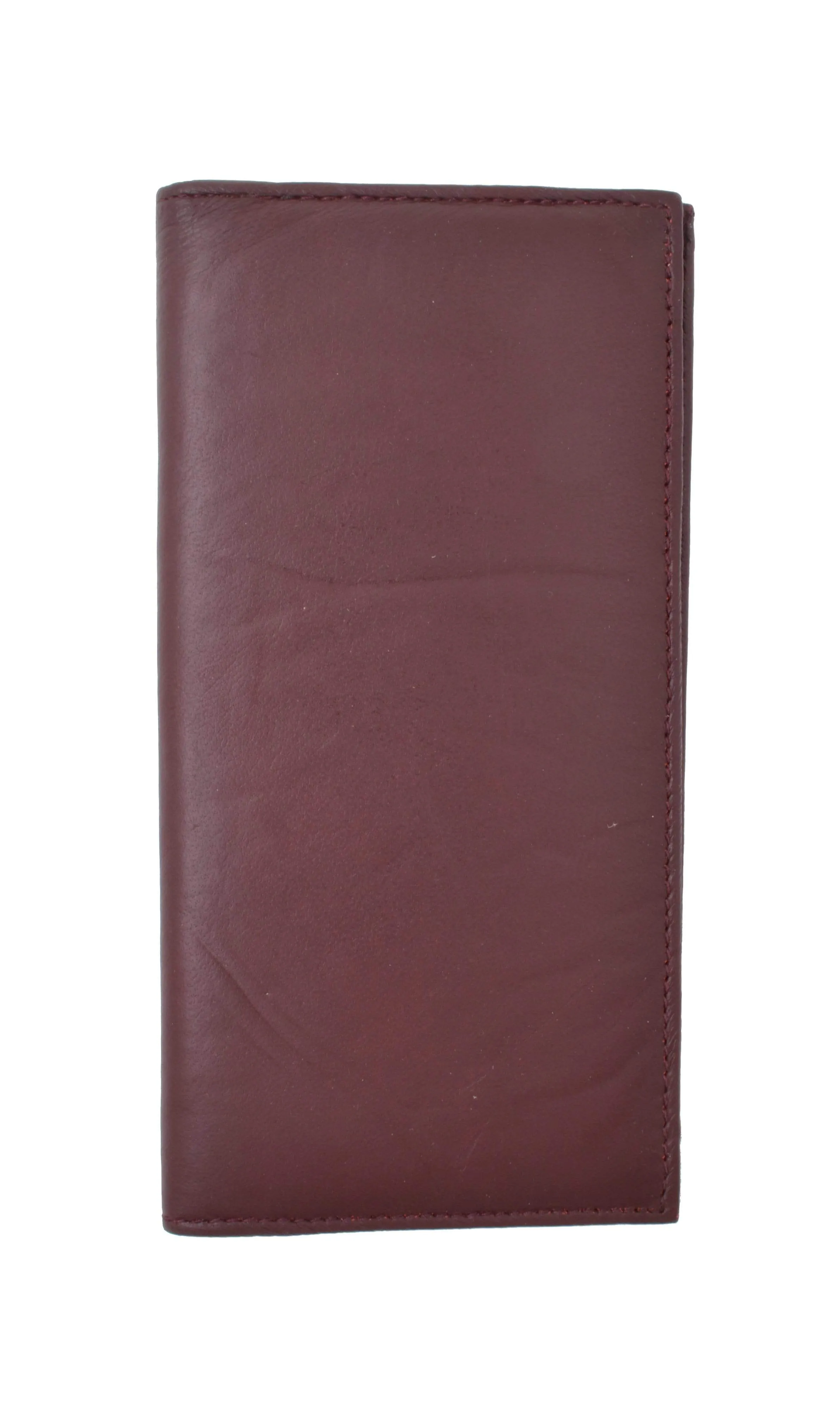 Brand New Hand Crafted Premium Soft Leather Simple Checkbook Cover P156