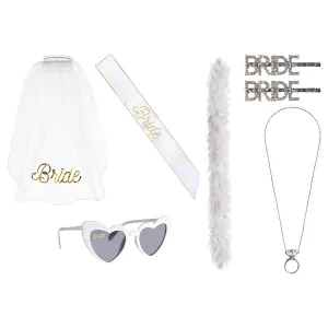 Bridal Shower Wearable Bride Kit, Luxurious Shower Collection