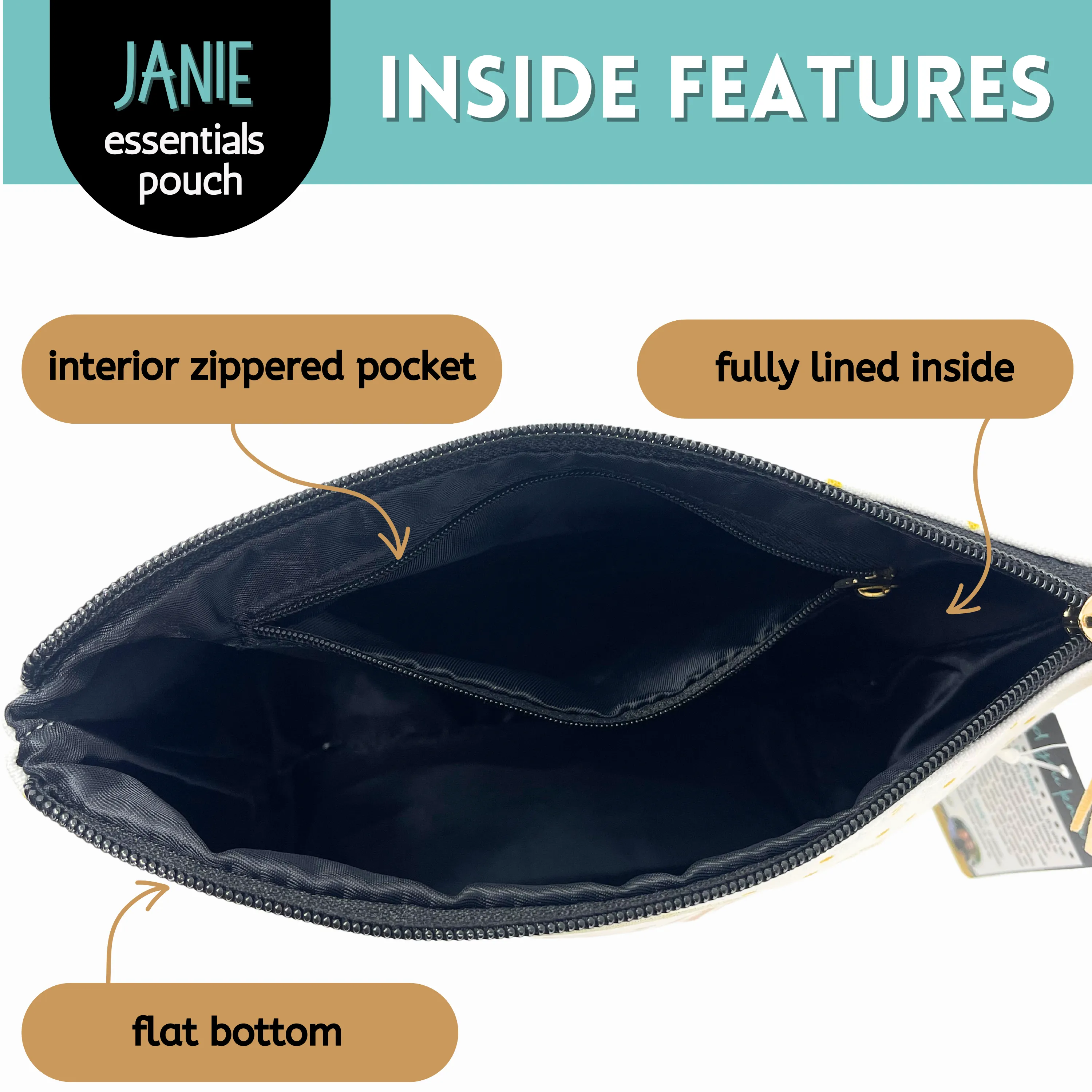 Bride Squad Janie Zippered Pouch