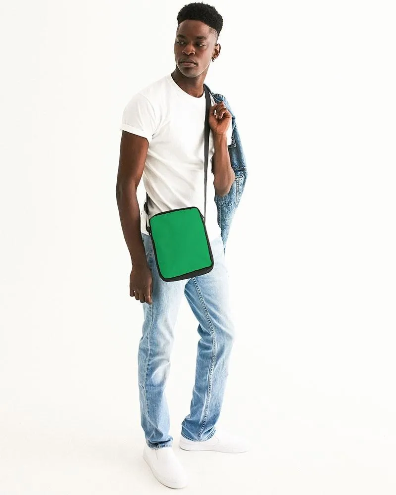 Bright Green Messenger Pouch | Bright Pure Green | C100M0Y100K0
