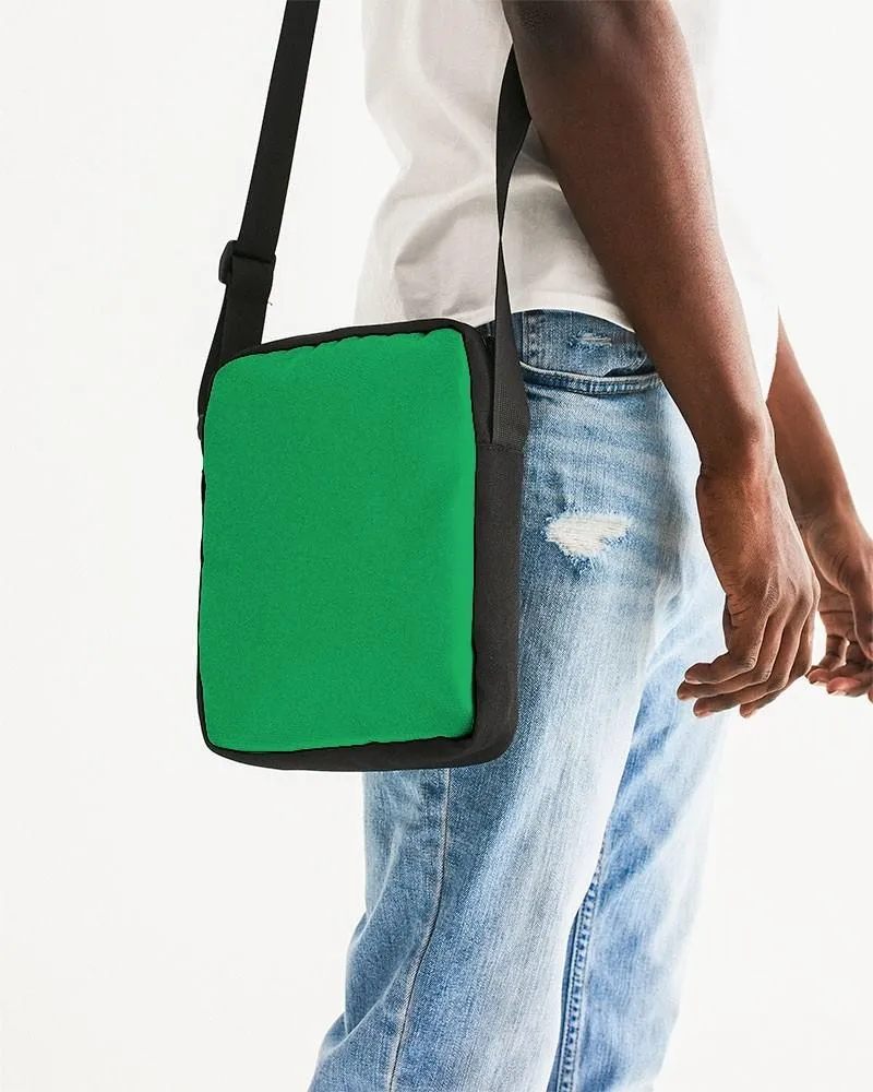 Bright Green Messenger Pouch | Bright Pure Green | C100M0Y100K0