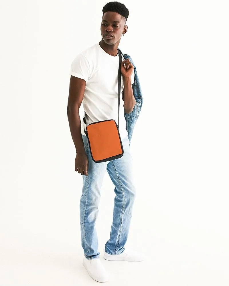 Bright Orange Messenger Pouch | Bright Pure Orange | C0M75Y100K0