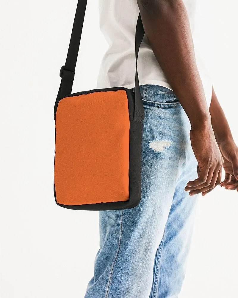 Bright Orange Messenger Pouch | Bright Pure Orange | C0M75Y100K0