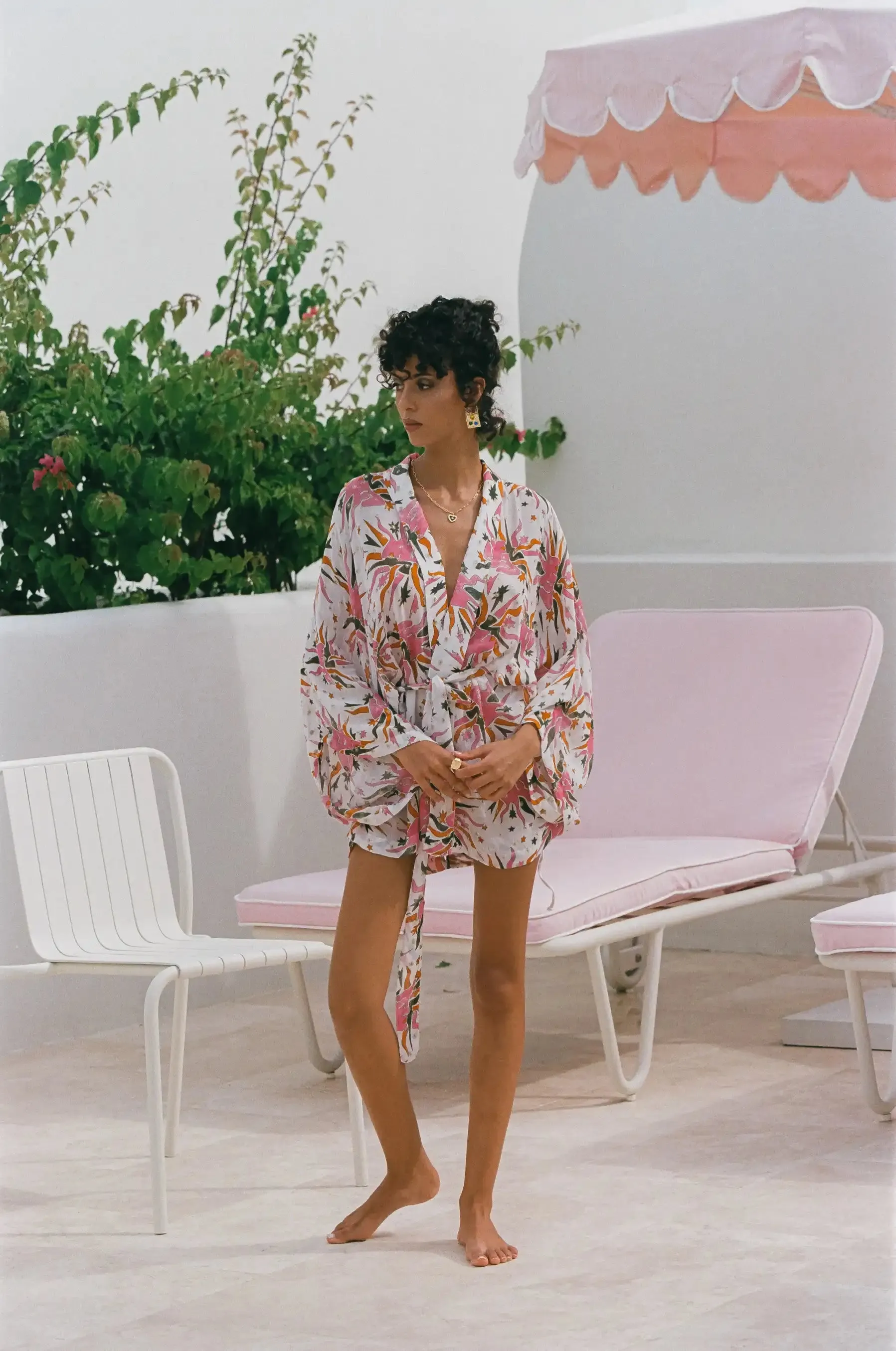 Brighton Luxurious Robe White