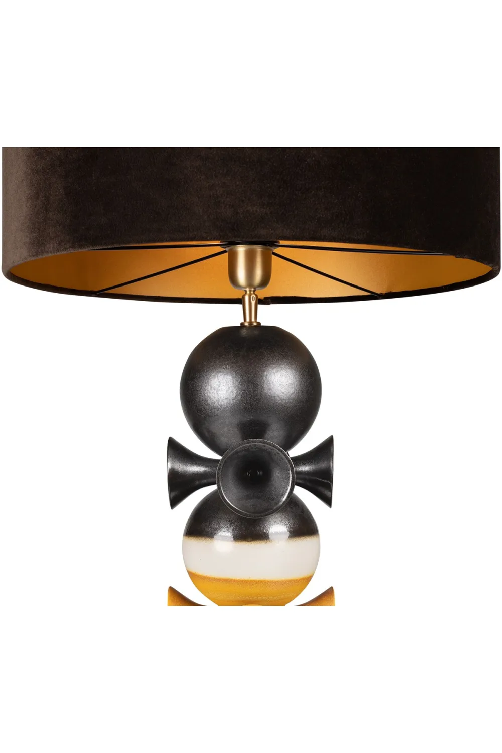 Bronze and Yellow Table Lamp | Versmissen Datoga