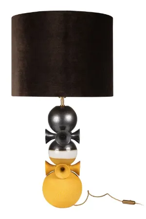 Bronze and Yellow Table Lamp | Versmissen Datoga