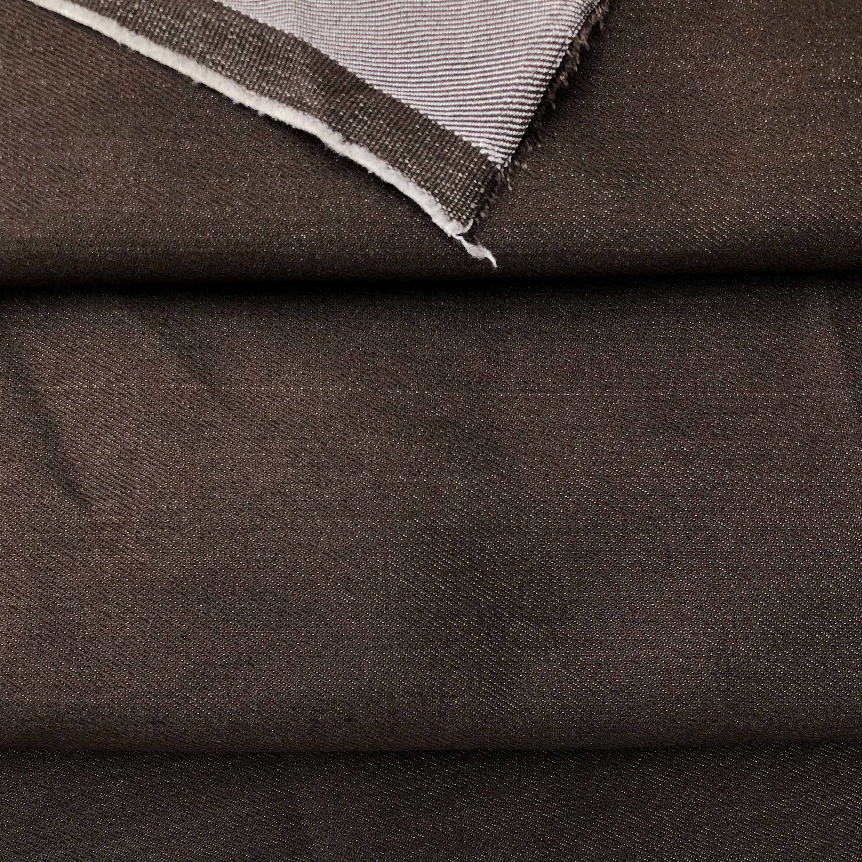 Brown Stretch Denim, 10oz (By the Yard)