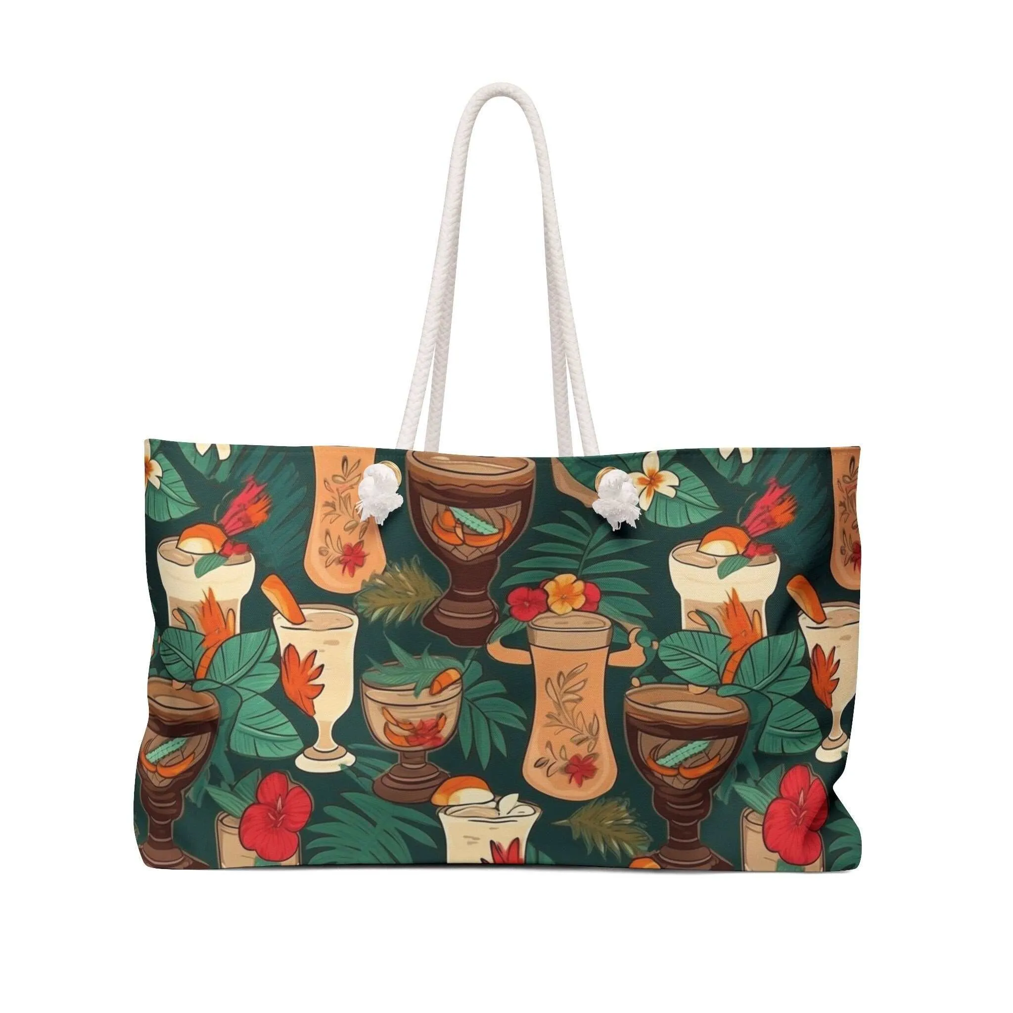 Canvas Weekender Tote Bag for Travel