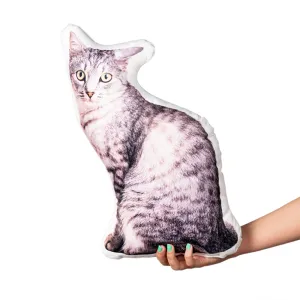 Cat Photo Face Pillow