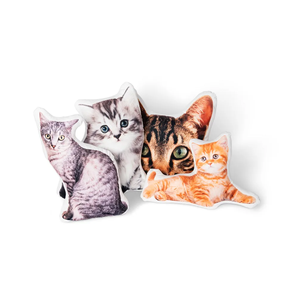 Cat Photo Face Pillow