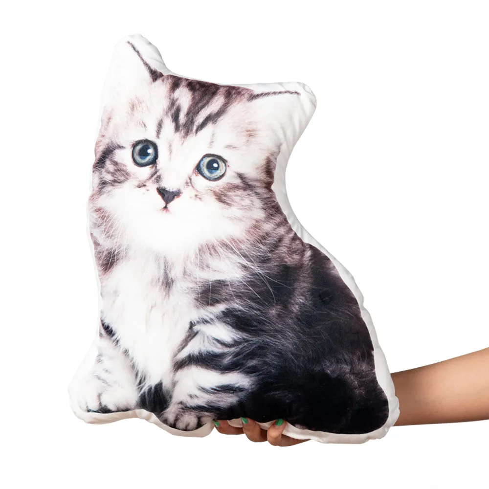 Cat Photo Face Pillow