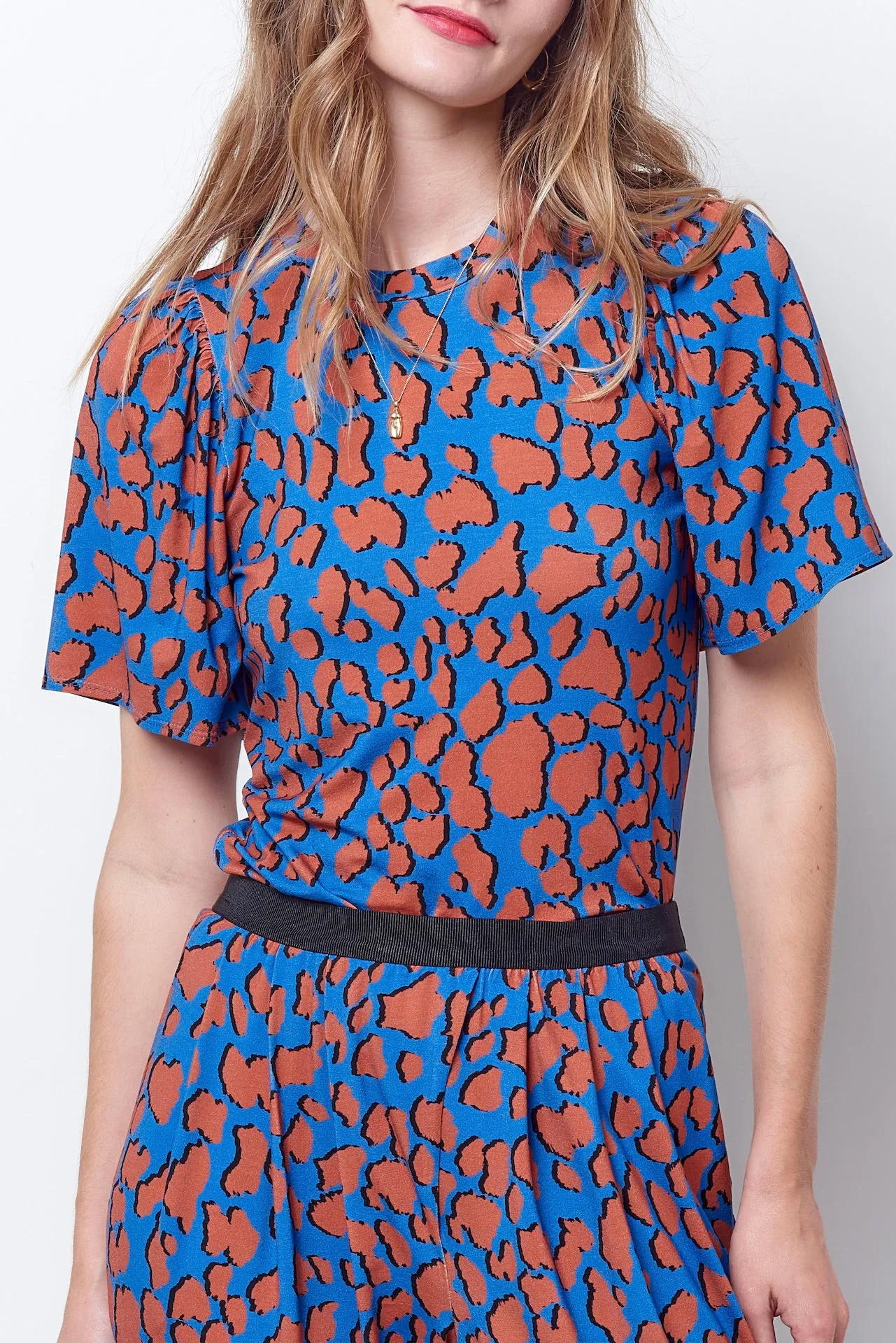 CATRINONA Puff Sleeve Tee - Knit