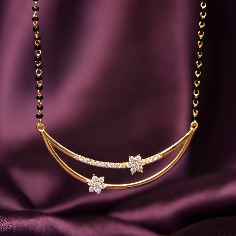 Celestial Blossom  Mangalsutra | 18K Gold Vermeil