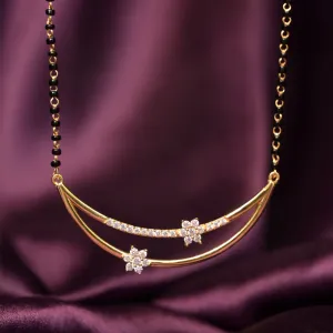 Celestial Blossom  Mangalsutra | 18K Gold Vermeil