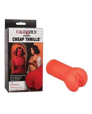 Cheap Thrills The She-devil Pussy Masturbator - Red