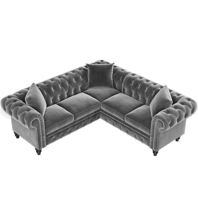 Chesterfield Luxurious Corner Sectional Sofa