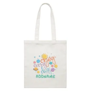 Children's Day Gift Series Enjoy Every Day Space Addname  Canvas Bag
