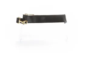 Classic Black CLEAR IT BAG • Pouch  -Leather Trim