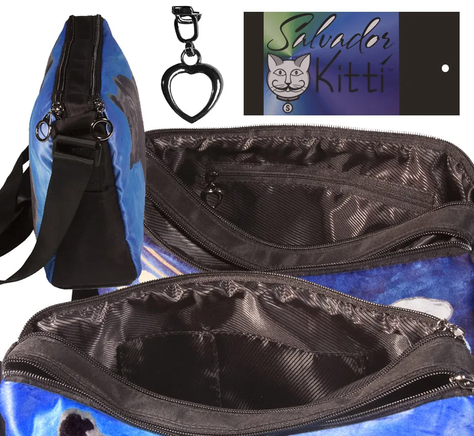 Clouded Leopard Signature Messenger Bag - Secluded Grace