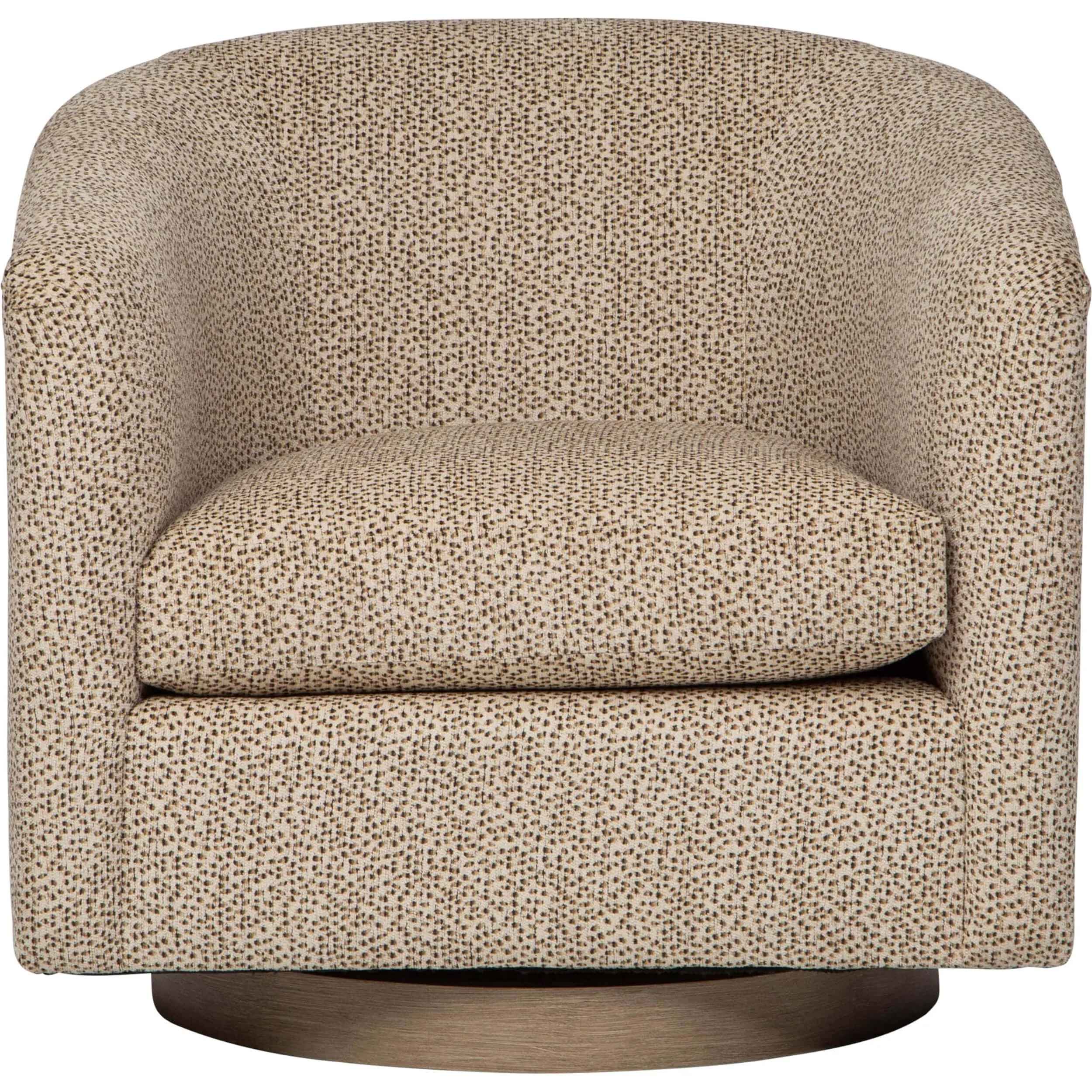 Coltrane Swivel Chair, Austin Latte