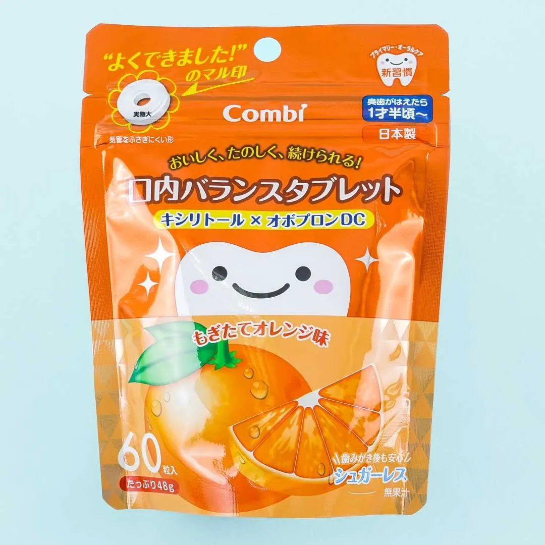 Combi Teteo Oral Balance Tablet Candy - Orange