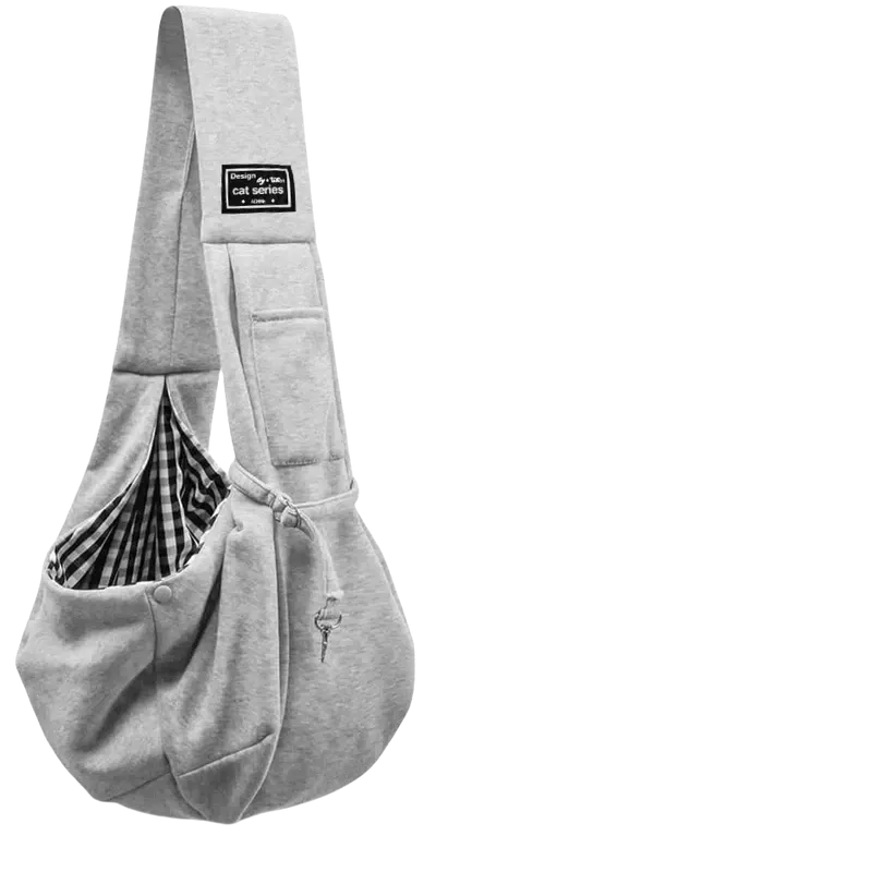 Comfortable Cotton Dog Carrier Sling Bag for Pets