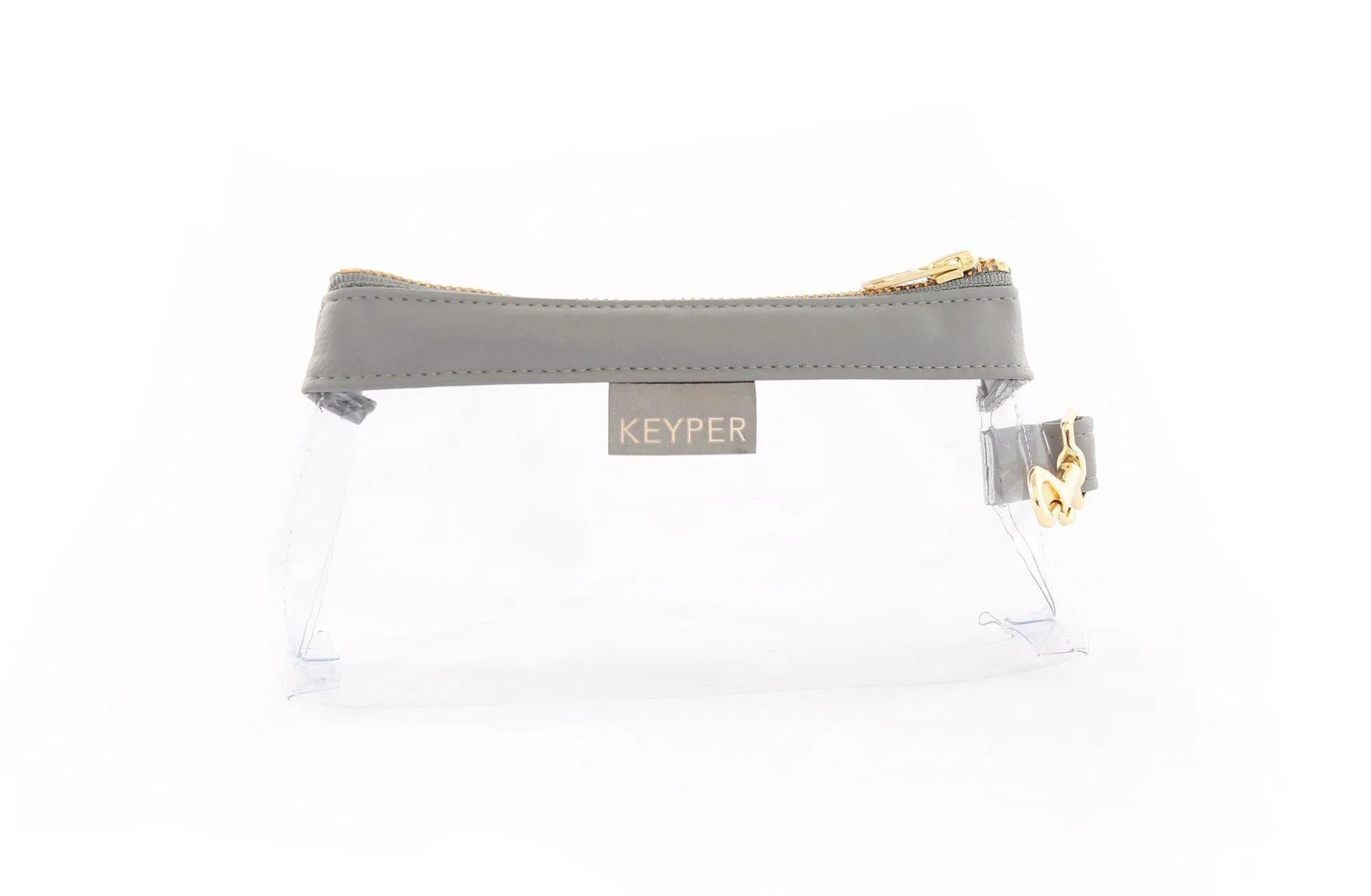 Cool Grey CLEAR IT BAG • Pouch  - Signature Trim