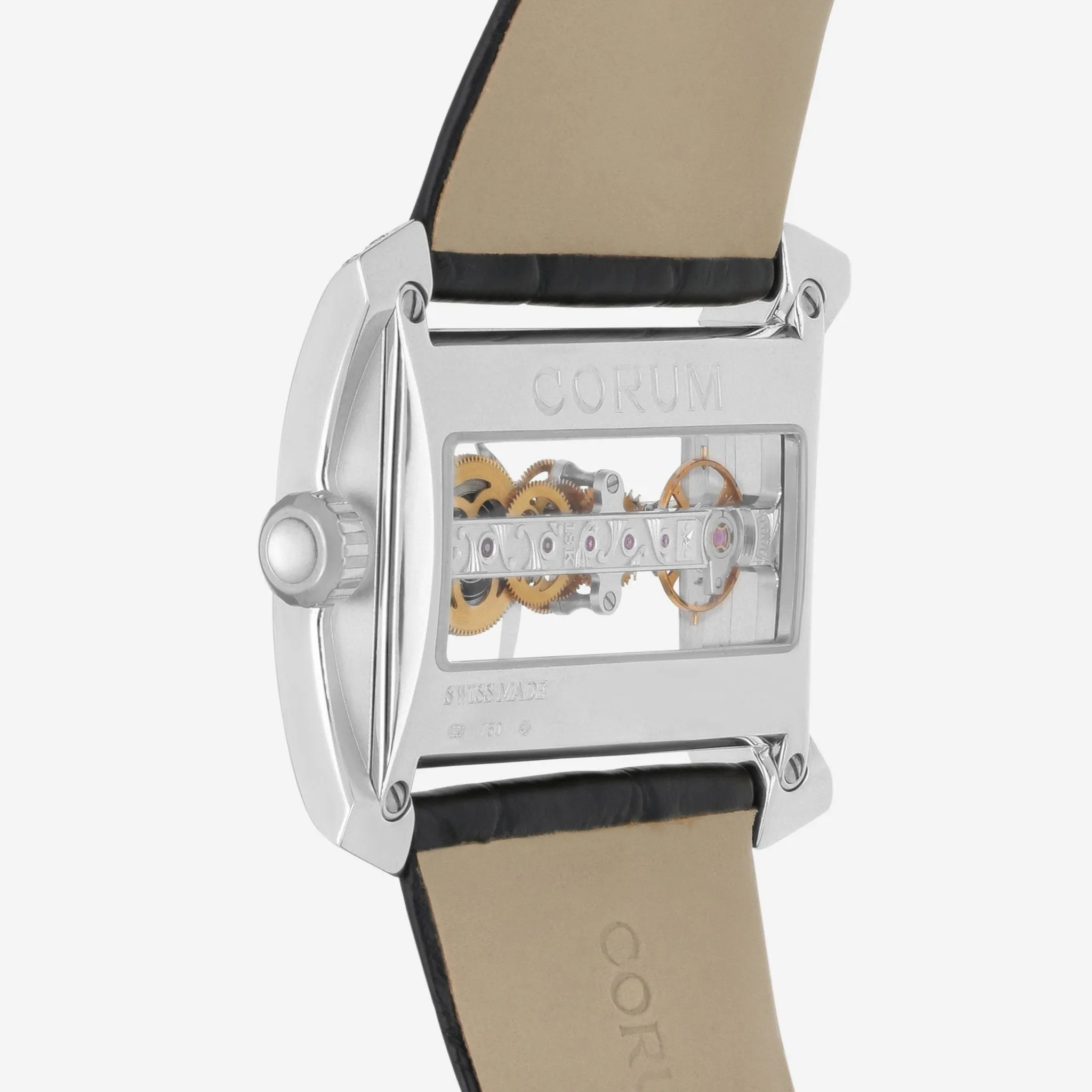 Corum Golden Bridge Lady 18K White Gold Manual Wind Ladies Watch B113/00680