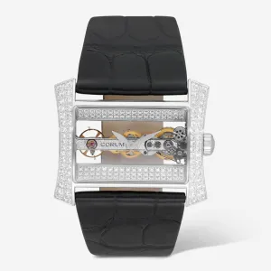 Corum Golden Bridge Lady 18K White Gold Manual Wind Ladies Watch B113/00680