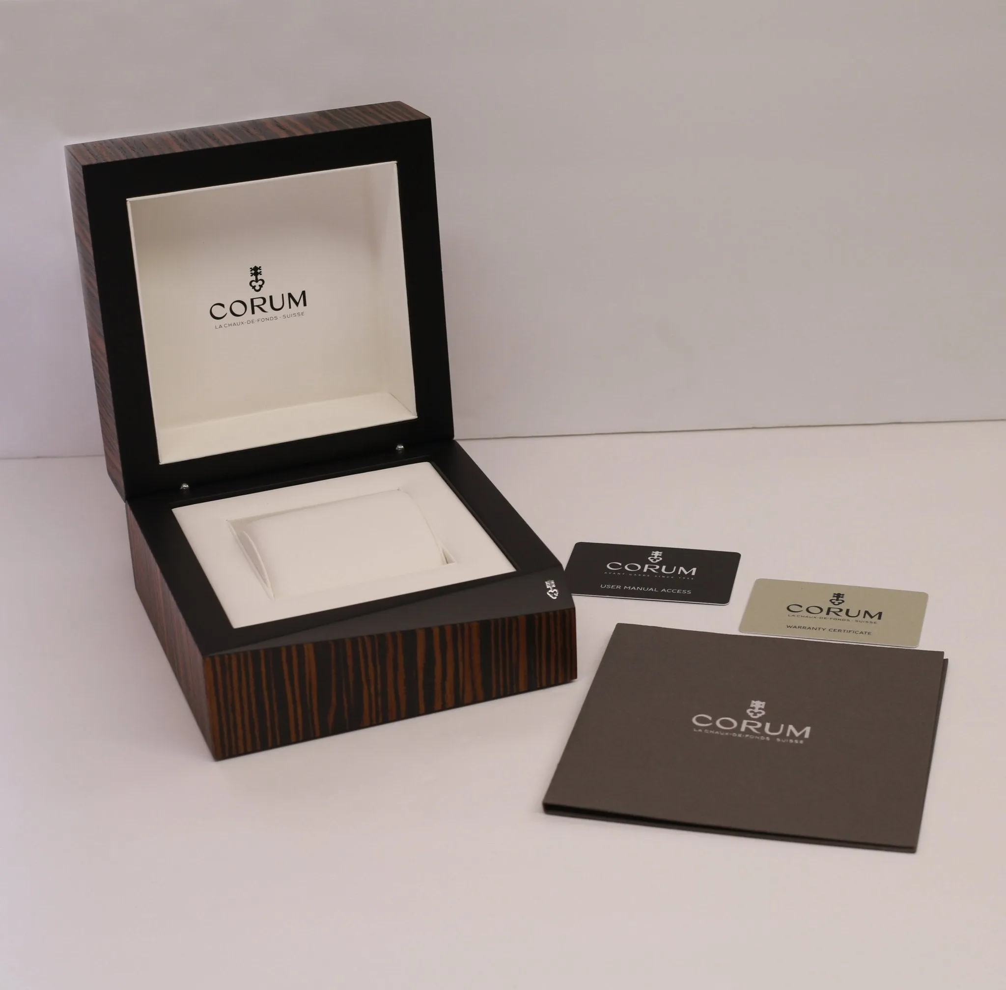 Corum Golden Bridge Lady 18K White Gold Manual Wind Ladies Watch B113/00680
