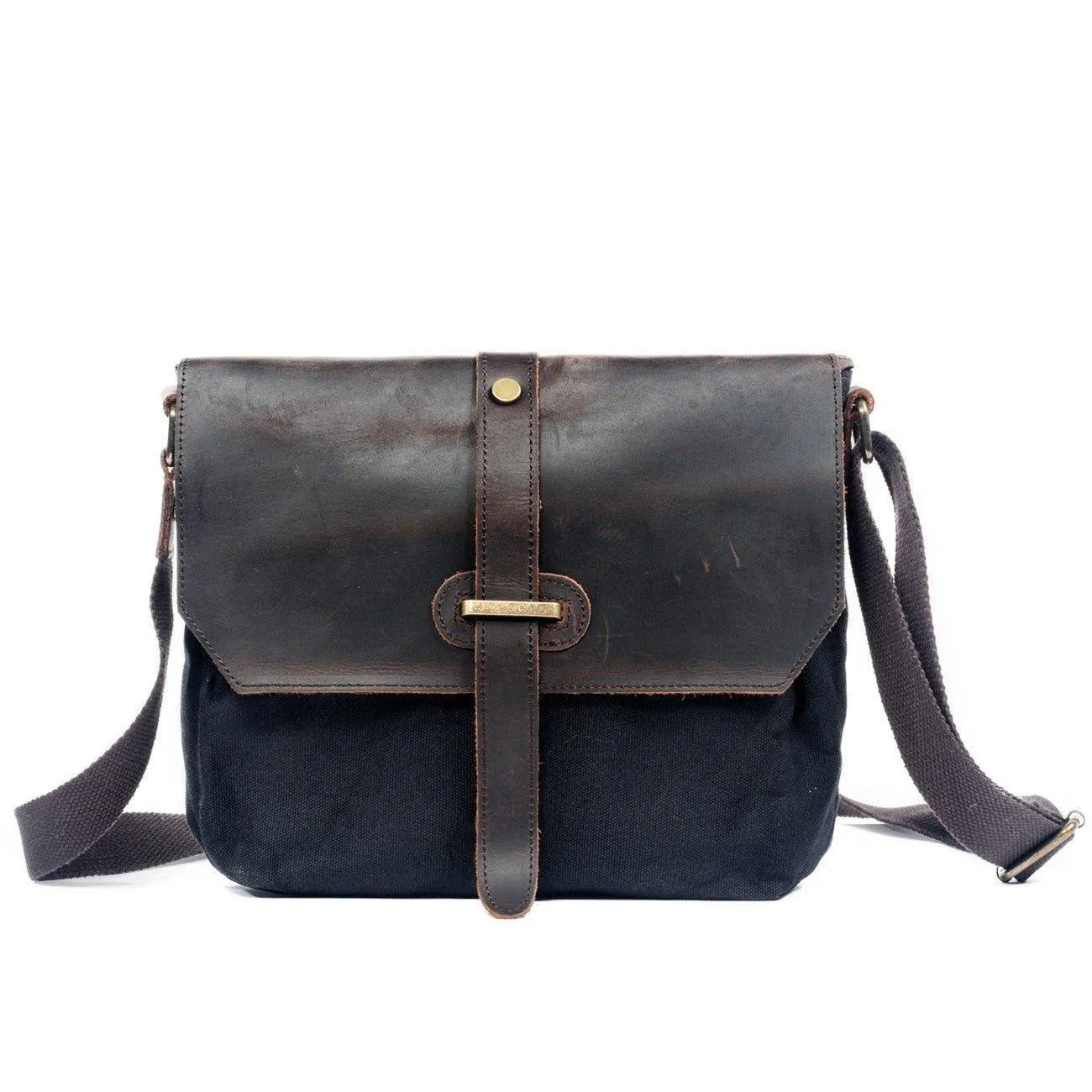 Crossbody Canvas Messenger Bag for Man